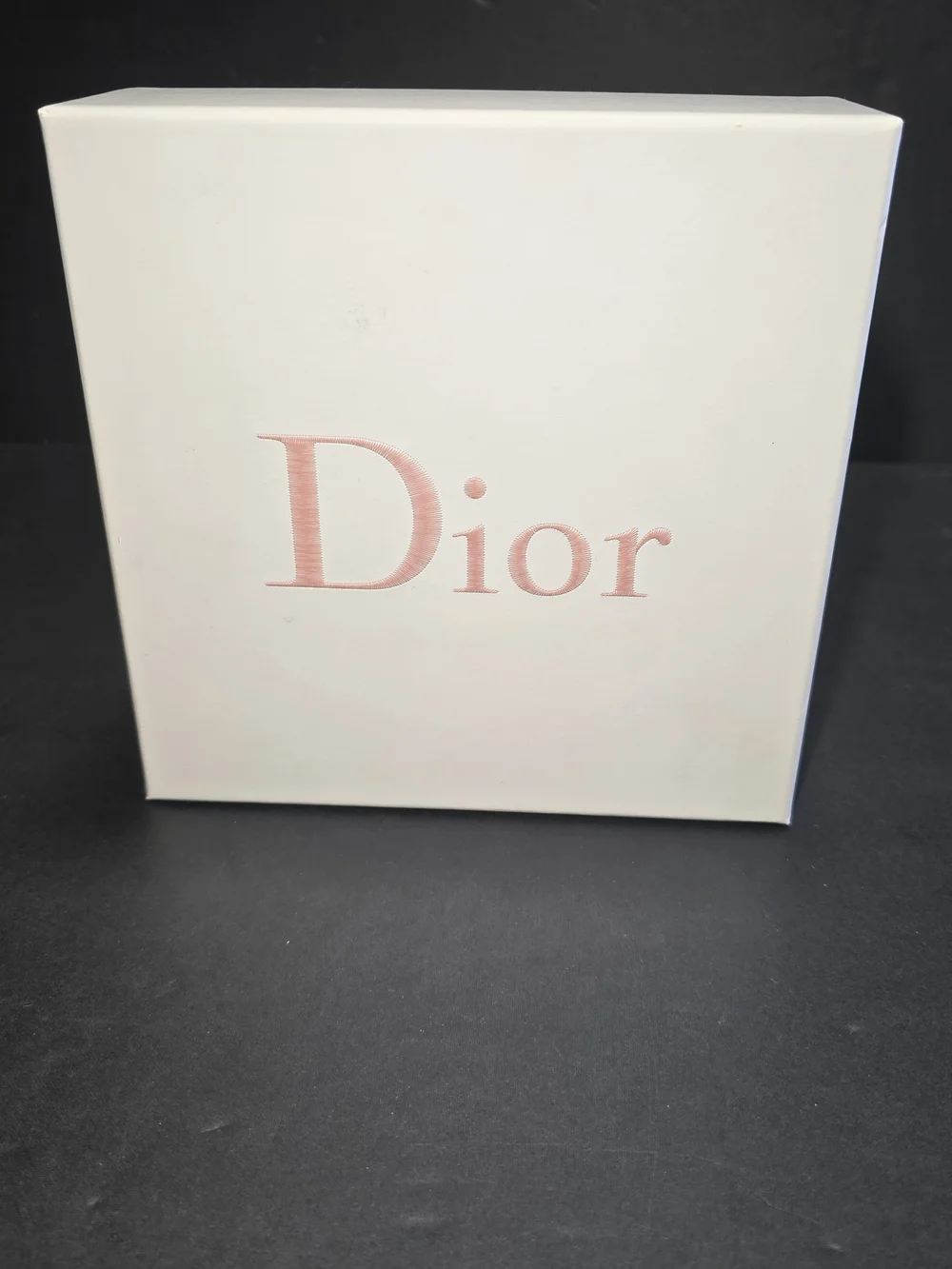 Dior Pink & White Gift Box with Clear Dior Sleeve